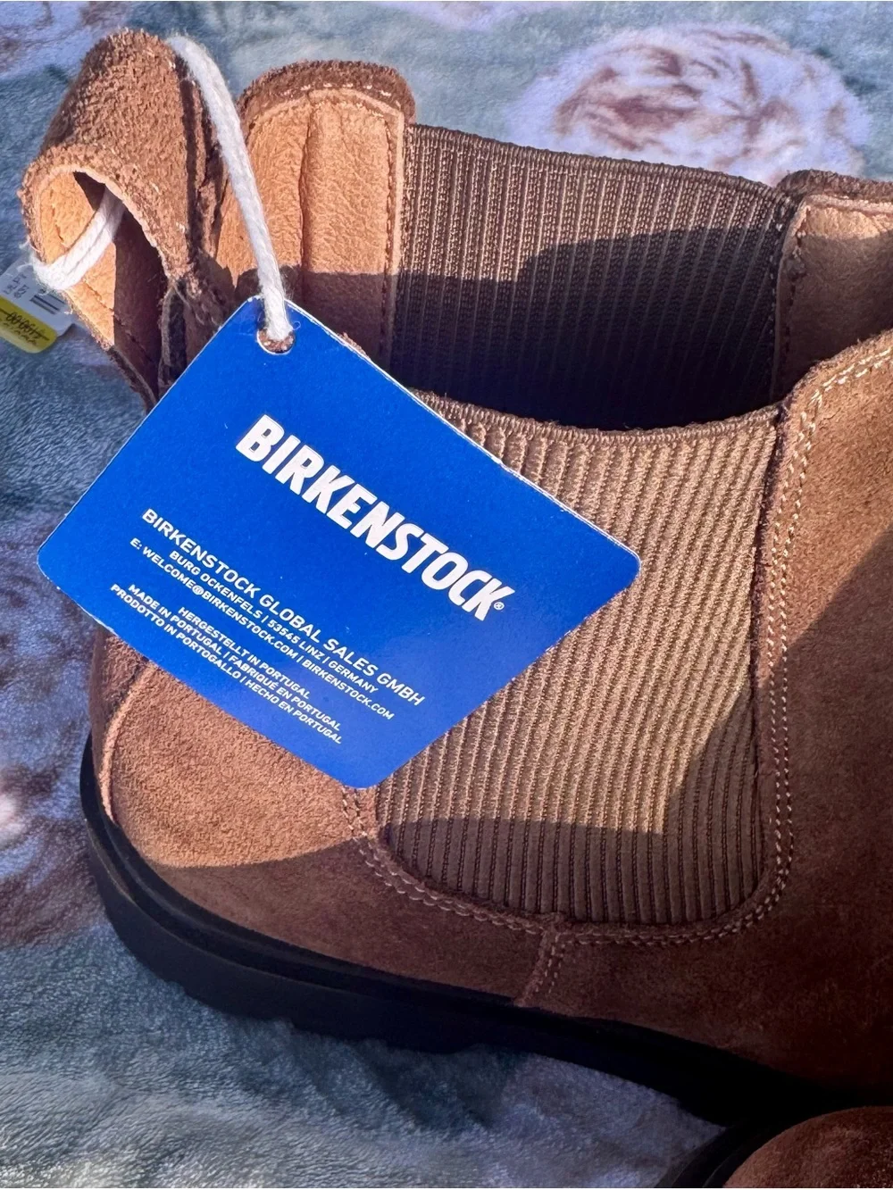 NWT Birkenstock Highwood Brown Suede Chelsea Boots EU 41 Narrow